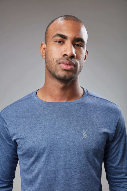 Men Abstract Solid Slim Fit Crew Neck T-shirt at Wholesale Price QR 47 | 8 Pcs Box