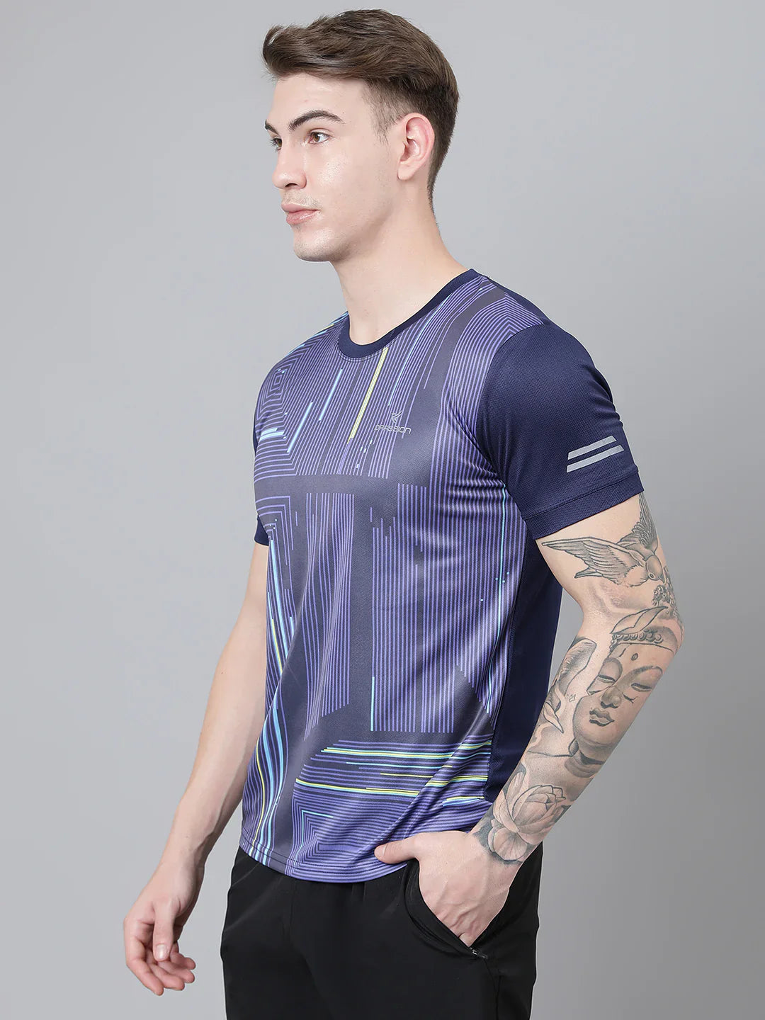 Men's Multi-Color Performance Tee | Lightweight Micro PP