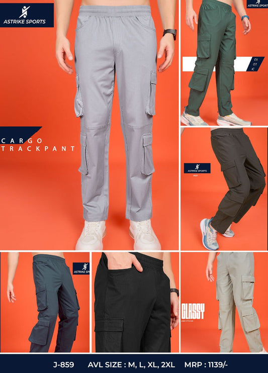 Men Mid-Rise Cargo Pants at wholesale J 859 | 6 Pcs Packing