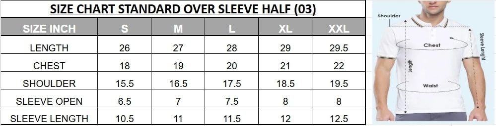 Half Polyester Print T-Shirts