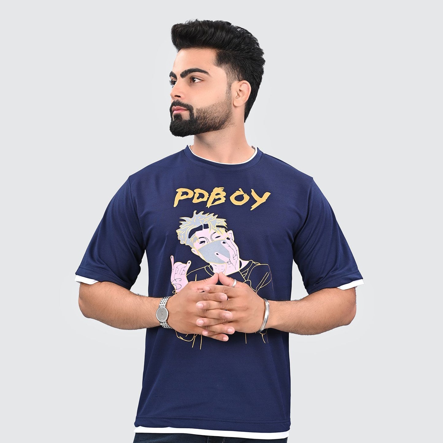Men’s Half Polyester T-Shirts – Multicolor Half Sleeve Casual Wear for Wholesale Price| Pack of 6 Pcs