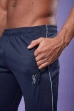 Men’s Solid Slim Fit Trackpants – Smart Casual & Sports Wear | Wholesale Price | Box Pack of 8 Pcs - Image 2