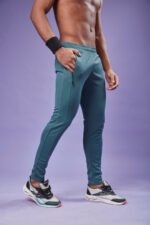 Men’s Solid Slim Fit Trackpants – Smart Casual & Sports Wear | Wholesale Price | Box Pack of 8 Pcs - Image 3