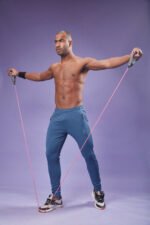 Men’s Solid Slim Fit Trackpants – Smart Casual & Sports Wear | Wholesale Price | Box Pack of 8 Pcs - Image 4