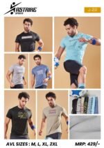 Men’s Solid Slim Fit Crew Neck T-Shirt – Smart Casual Wear | Wholesale Price | Box Pack of 6 Pcs