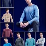 Men’s Round Neck Full Sleeve T-Shirt – Sports & Smart Casual Wear | Wholesale Price J-61 | Box Pack of 8 Pcs