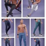 Men’s Solid Slim Fit Trackpants – Smart Casual & Sports Wear | Wholesale Price | Box Pack of 8 Pcs