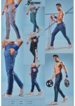 Men’s Solid Slim Fit Trackpants – Smart Casual & Sports Wear | Wholesale Price | Box Pack of 8 Pcs