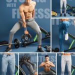 Men’s Melange Slim Fit Trackpants – Smart Casual & Sports Wear | Wholesale Price | Box Pack of 8 Pcs