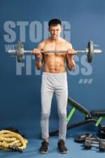 Men’s Melange Slim Fit Trackpants – Smart Casual & Sports Wear | Wholesale Price | Box Pack of 8 Pcs - Image 2