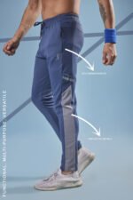 Men’s Solid Slim Fit Trackpants – Smart Casual & Sports Wear | Wholesale Price | Box Pack of 8 Pcs - Image 3