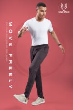 Men’s Solid Relax Fit Sports Trackpants – Smart Casual & Active Wear | Wholesale Price | Box Pack of 6 Pcs - Image 2