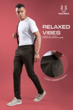 Men’s Solid Relax Fit Sports Trackpants – Smart Casual & Active Wear | Wholesale Price | Box Pack of 6 Pcs - Image 3