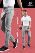 Men’s Solid Relax Fit Sports Trackpants – Smart Casual & Active Wear | Wholesale Price | Box Pack of 6 Pcs - Image 5