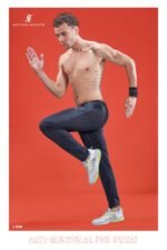 Men’s Solid Slim Fit Trackpants – Smart Casual & Sports Wear | Wholesale Price | Box Pack of 8 Pcs - Image 3