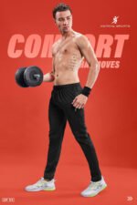 Men’s Solid Slim Fit Trackpants – Smart Casual & Sports Wear | Wholesale Price | Box Pack of 8 Pcs - Image 3