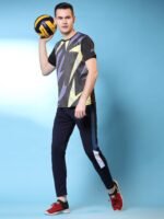 Men’s 4 Way Lycra Training Track Pants – Stretchable Sports & Gym Wear | Wholesale Price | Box Pack of 20 Pcs - Image 5