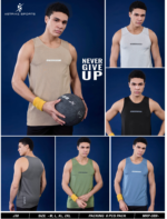 Men’s Slim Fit Crew Neck Innerwear Vest – Cotton Stretch Undershirt | Wholesale Price | Box Pack of 6 Pcs