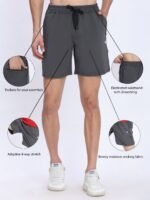 Men’s Athletic Shorts – 4 Way Stretch Sports & Gym Wear | Wholesale Price | Box Pack of 24 Pcs - Image 12