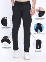 Men’s Cargo Track Pants – 4 Way Stretch Sports & Utility Wear | Wholesale Price | Box Pack of 24 Pcs - Image 8