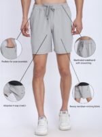 Men’s Athletic Shorts – 4 Way Stretch Sports & Gym Wear | Wholesale Price | Box Pack of 24 Pcs - Image 9