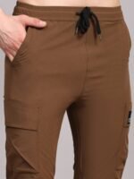 Men’s Nylon Lycra 190 GSM Track Pants – 4 Way Stretch Sports & Gym Wear | Wholesale Price | Box Pack of 24 Pcs - Image 5