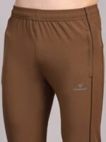 Men’s Nylon Lycra 190 GSM Track Pants – 4 Way Stretch Sports & Gym Wear | Wholesale Price | Box Pack of 24 Pcs - Image 2