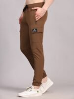 Men’s Nylon Lycra 190 GSM Track Pants – 4 Way Stretch Sports & Gym Wear | Wholesale Price | Box Pack of 24 Pcs - Image 7