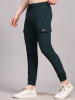 Men’s Nylon Lycra 190 GSM Track Pants – 4 Way Stretch Sports & Gym Wear | Wholesale Price | Box Pack of 24 Pcs - Image 5