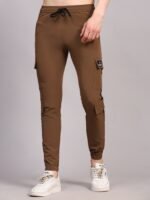 Men’s Nylon Lycra 190 GSM Track Pants – 4 Way Stretch Sports & Gym Wear | Wholesale Price | Box Pack of 24 Pcs - Image 8