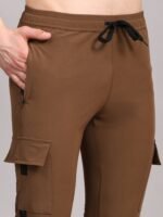 Men’s Nylon Lycra 190 GSM Track Pants – 4 Way Stretch Sports & Gym Wear | Wholesale Price | Box Pack of 24 Pcs - Image 9