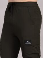 Men’s Nylon Lycra 190 GSM Track Pants – 4 Way Stretch Sports & Gym Wear | Wholesale Price | Box Pack of 24 Pcs - Image 11