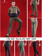 Men’s Regular Fit Terry Fabric Track Pants – Sports & Casual Wear | Wholesale Price | Box Pack of 8 Pcs