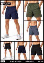 Men’s Regular Fit Shorts – Smart Casual & Sports Wear | Wholesale Price | Box Pack of 6 Pcs