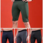 Men’s Solid Slim Tighty Fit Shorts – Smart Casual & Sports Wear | Wholesale Price | Box Pack of 6 Pcs