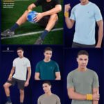 Men’s Abstract Solid Slim Fit Crew Neck T-Shirt – Smart Casual Wear | Wholesale Price | Box Pack of 6 Pcs