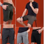 Men’s Solid Slim Fit Compression Shorts Tights – Flexion Sports & Gym Wear | Wholesale Price | Box Pack of 6 Pcs