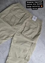 Men’s Premium Imported Cotton Six Pocket Cargo Pants – Multi Color Smart Casual Wear | Wholesale Price | Box Pack of 8 Pcs - Image 3
