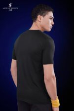 Men’s Abstract Solid Slim Fit Crew Neck T-Shirt – Smart Casual Wear | Wholesale Price | Box Pack of 6 Pcs - Image 5