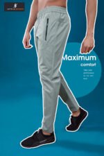 Men’s Regular Fit Sports Track Pants – Activewear & Casual Wear | Wholesale Price | Box Pack of 8 Pcs - Image 5