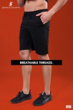 Men’s Solid Slim Fit Compression Shorts Tights – Flexion Sports & Gym Wear | Wholesale Price | Box Pack of 6 Pcs - Image 3