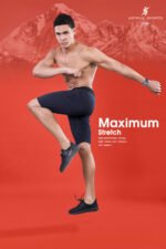 Men’s Solid Slim Tighty Fit Shorts – Smart Casual & Sports Wear | Wholesale Price | Box Pack of 6 Pcs - Image 3