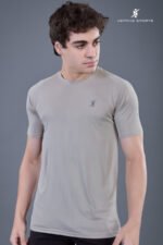 Men’s Abstract Solid Slim Fit Crew Neck T-Shirt – Smart Casual Wear | Wholesale Price | Box Pack of 6 Pcs - Image 2