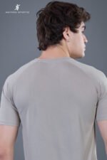 Men’s Abstract Solid Slim Fit Crew Neck T-Shirt – Smart Casual Wear | Wholesale Price | Box Pack of 6 Pcs - Image 3
