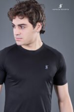 Men’s Abstract Solid Slim Fit Crew Neck T-Shirt – Smart Casual Wear | Wholesale Price | Box Pack of 6 Pcs - Image 4