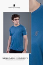 Men’s Abstract Solid Slim Fit Crew Neck T-Shirt – Smart Casual Wear | Wholesale Price | Box Pack of 6 Pcs - Image 5