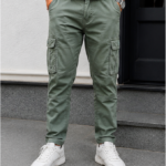 Men’s Premium Imported Cotton Six Pocket Cargo Pants – Mint Green Color Smart Casual Wear | Wholesale Price | Box Pack of 6 Pcs