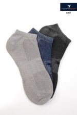 Technosport Men’s Performance Ankle Socks – Breathable, Moisture-Wicking Sports Socks | Wholesale Price | Pack of 12 Pairs - Image 4